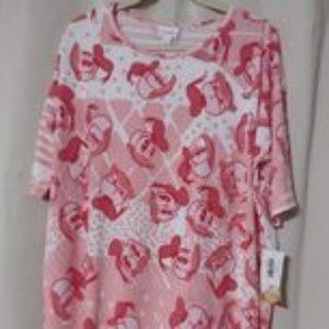 NWT Lularoe Disney Donald Duck Irma, L